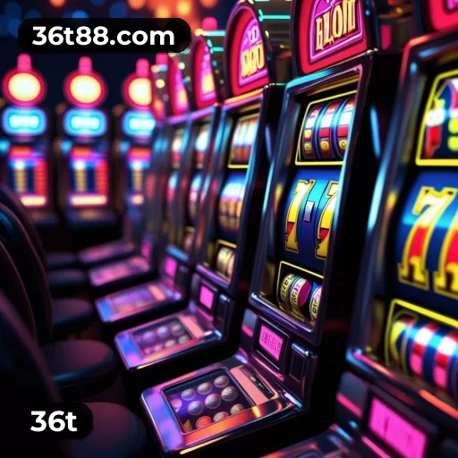 Tela de boas-vindas e lobby de jogos do aplicativo 36t
